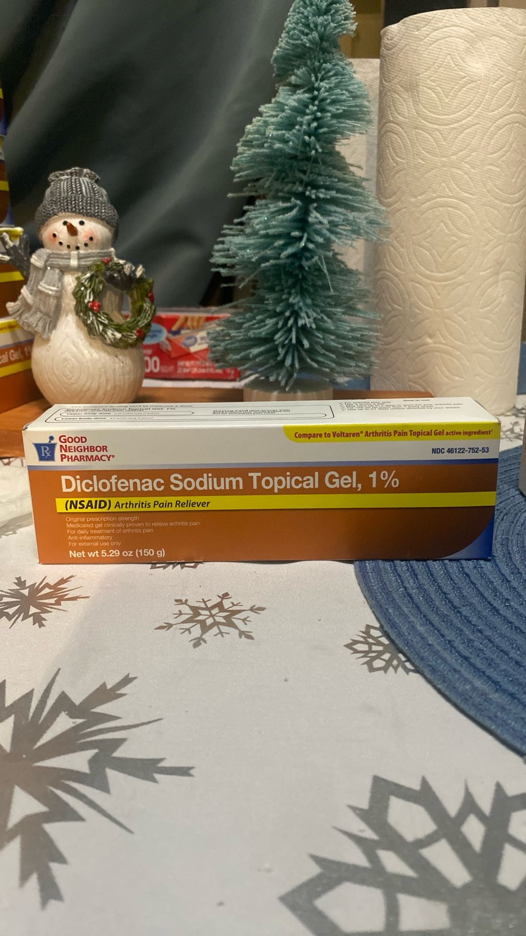 Diclofenac Sodium Topical Gel 1% Arthritis, Pain Reliever