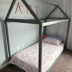 Montessori Twin House Bed Frame