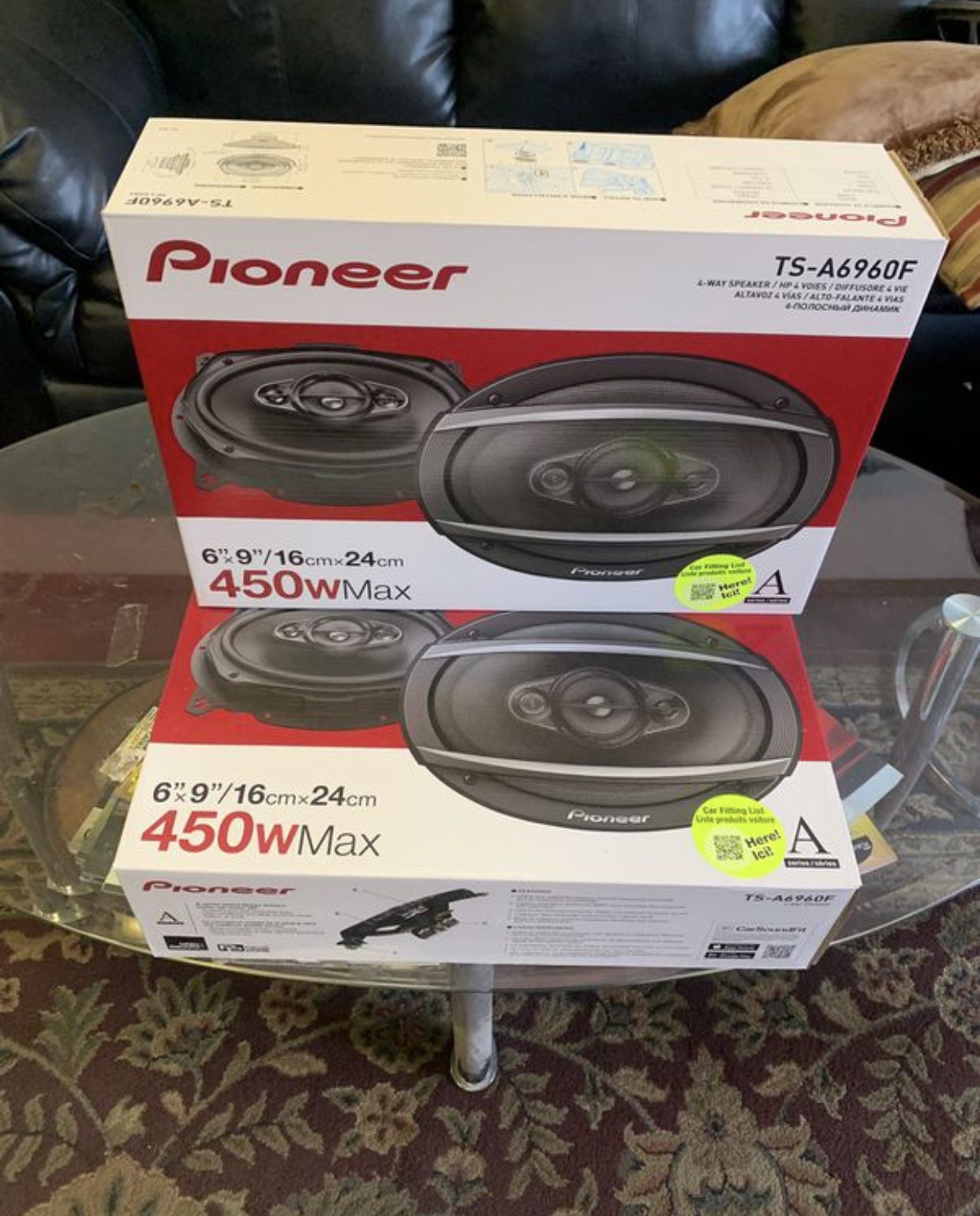 Pioneer Car Audio . 6x9 Car Stereo Speakers 450 Watts . Holiday Super Sale . $55 A Pair While They Last . New