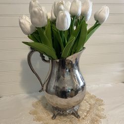 Silver Plate Water Pitcher