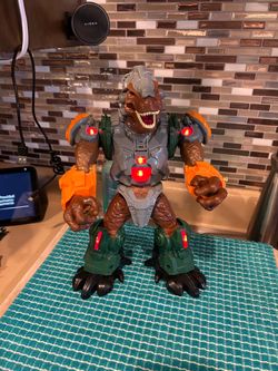 Adventure Force Rexobot Combat Robot 13” action figure featuring lights and sound