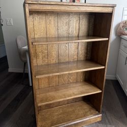 Ethan Allen Wood Bookcase  