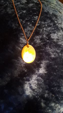 Necklace leather Pearl $10