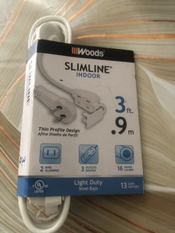 Slimline Indoor Flat Plug