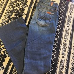For All Mankind Lexie A Pocket Flare Jeans Womens Size 26