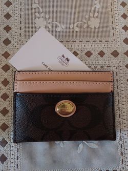 New Coach Credit Card Holder