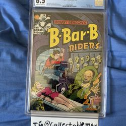 Bobby Benson's B-Bar-B Riders #14 CGC 6.5  1952 Pre Code Horror Bondage