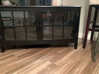 Small tv stand black