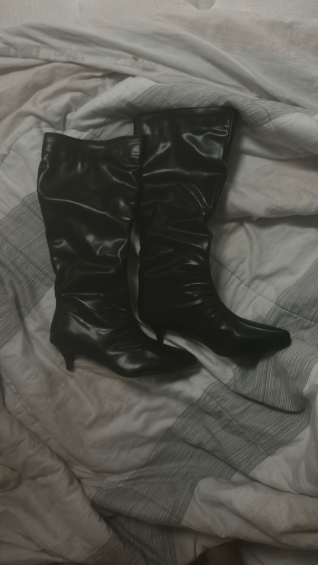 Leather Black Boots