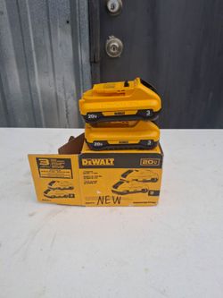 DEWALT 20V Max 3AH Lithium Ion Battery 2-Pack