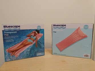 Transparent mat/floating bed or floaty 2 sets