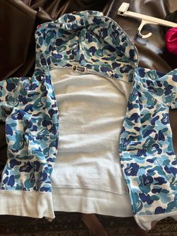 blue bape hoodie