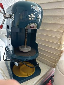 Ice shaver machine for Italian water, ice