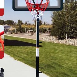 IGL Portable Basketball Hoop, 5.6-10FT Adjustable