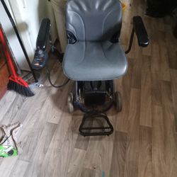 P Meritts  Portable Electric Wheelchair With Ramps And Charger