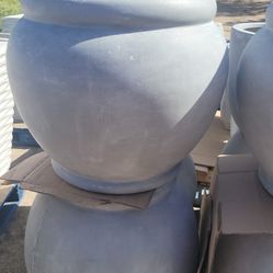 CEMENT PLANTER POTS $180 EACH