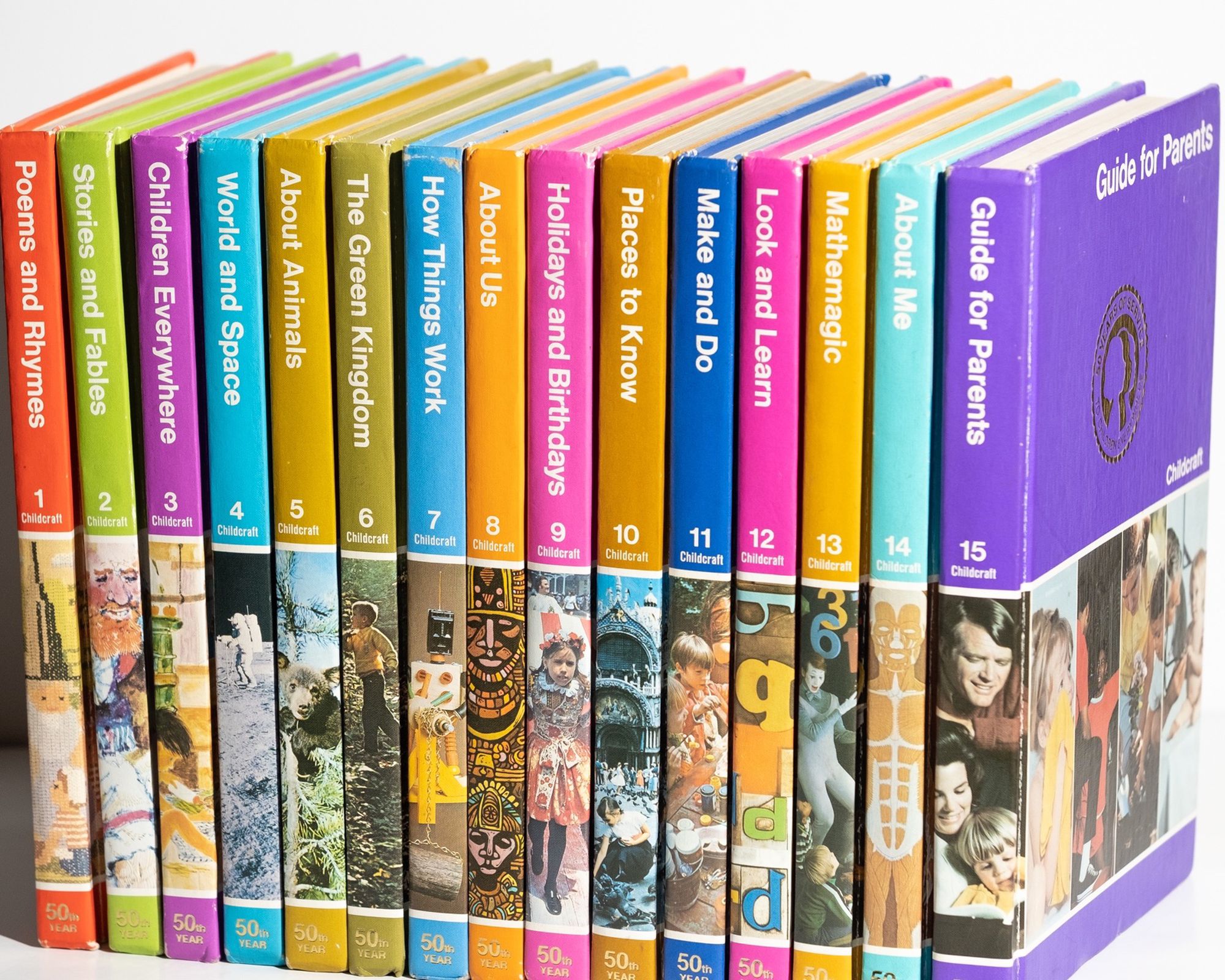 Childcraft Books Set (15 Books) - 50th Year Anniversary Edition