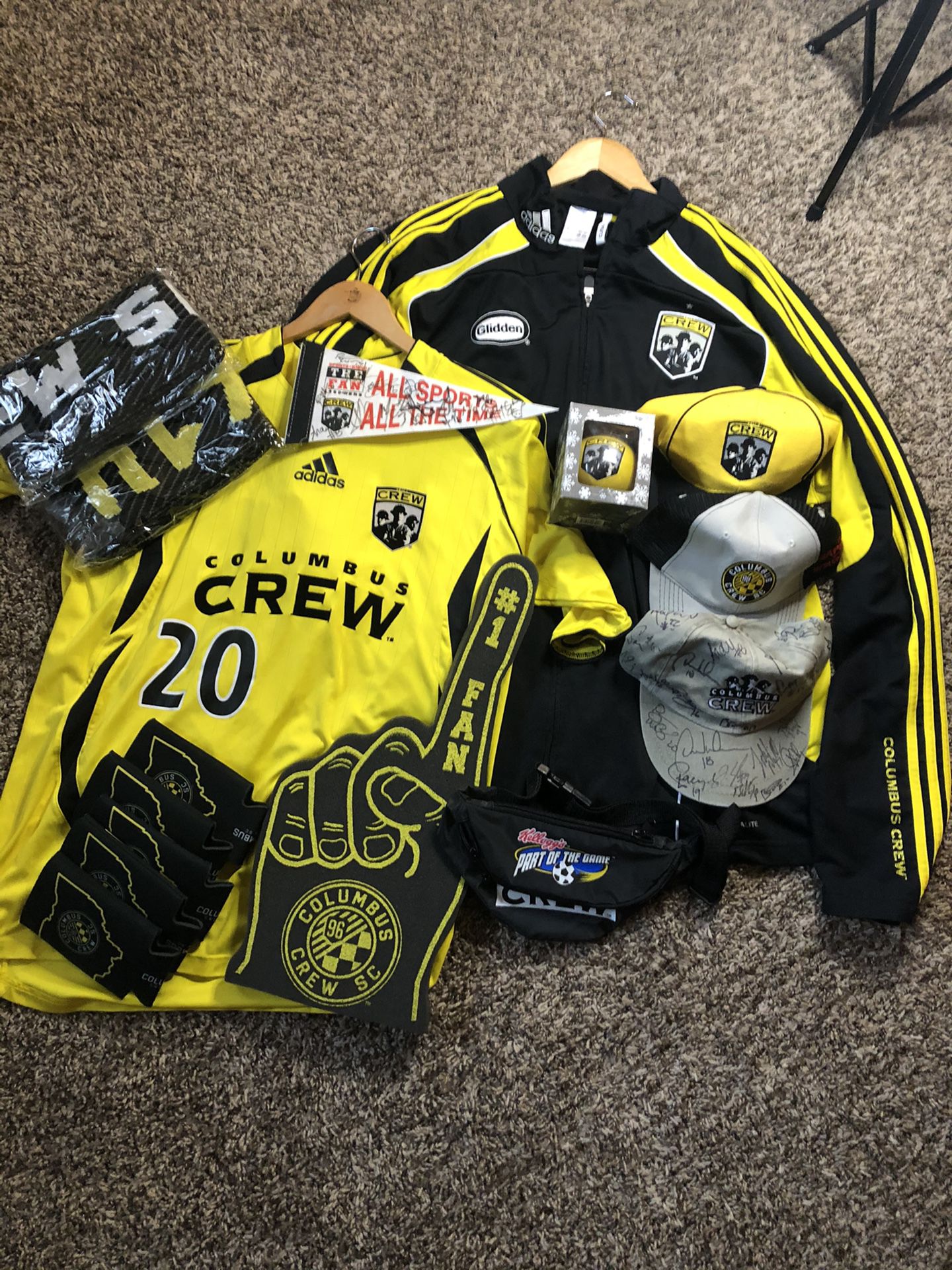 Columbus Crew Christmas Package - Signed memorabilia, Authentic Gear, and multiple other items!