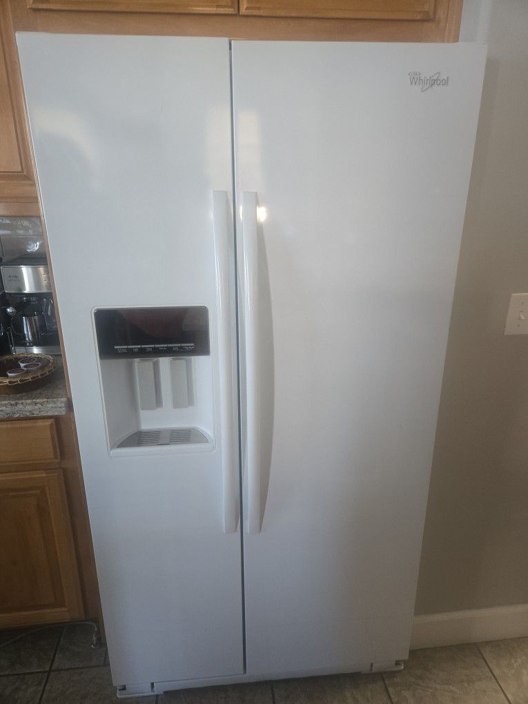 Whirlpool Side By Side Refrigerator -$595.00