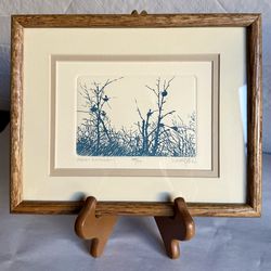 Vintage Limited Edition “Heron Rookery” Print by D. Mageen