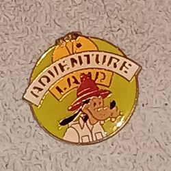 Vintage Walt Disney Adventureland Goofy Fireman Pin Disneyland