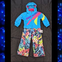 Obermeyer Astro insulated ski snow suit overall one piece Size 4 New With Tags