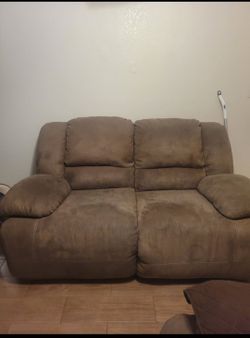 Brown Microfiber Reclining
