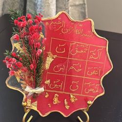 Resin Art Plaques Calligraphy 