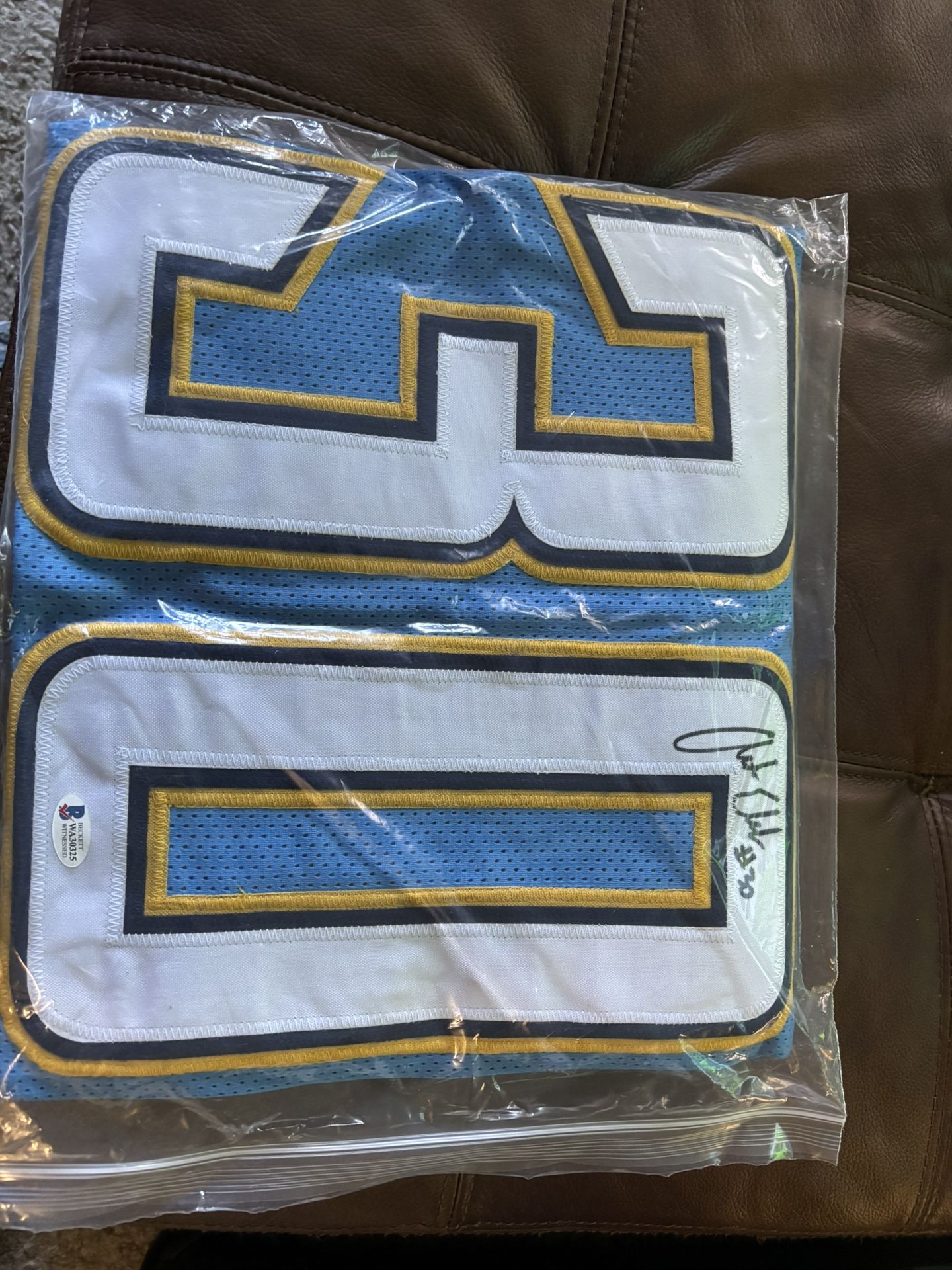 Austin Ekeler Signed Jerseyt (Beckett COA