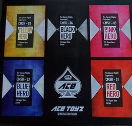 Ace Toyz 1/6 Power Rangers Full Set Hot Toys