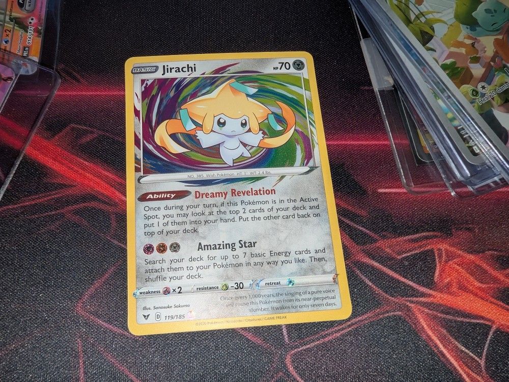 Jirachi Vivid Voltage Amazing Rare 119/185 Pokemon