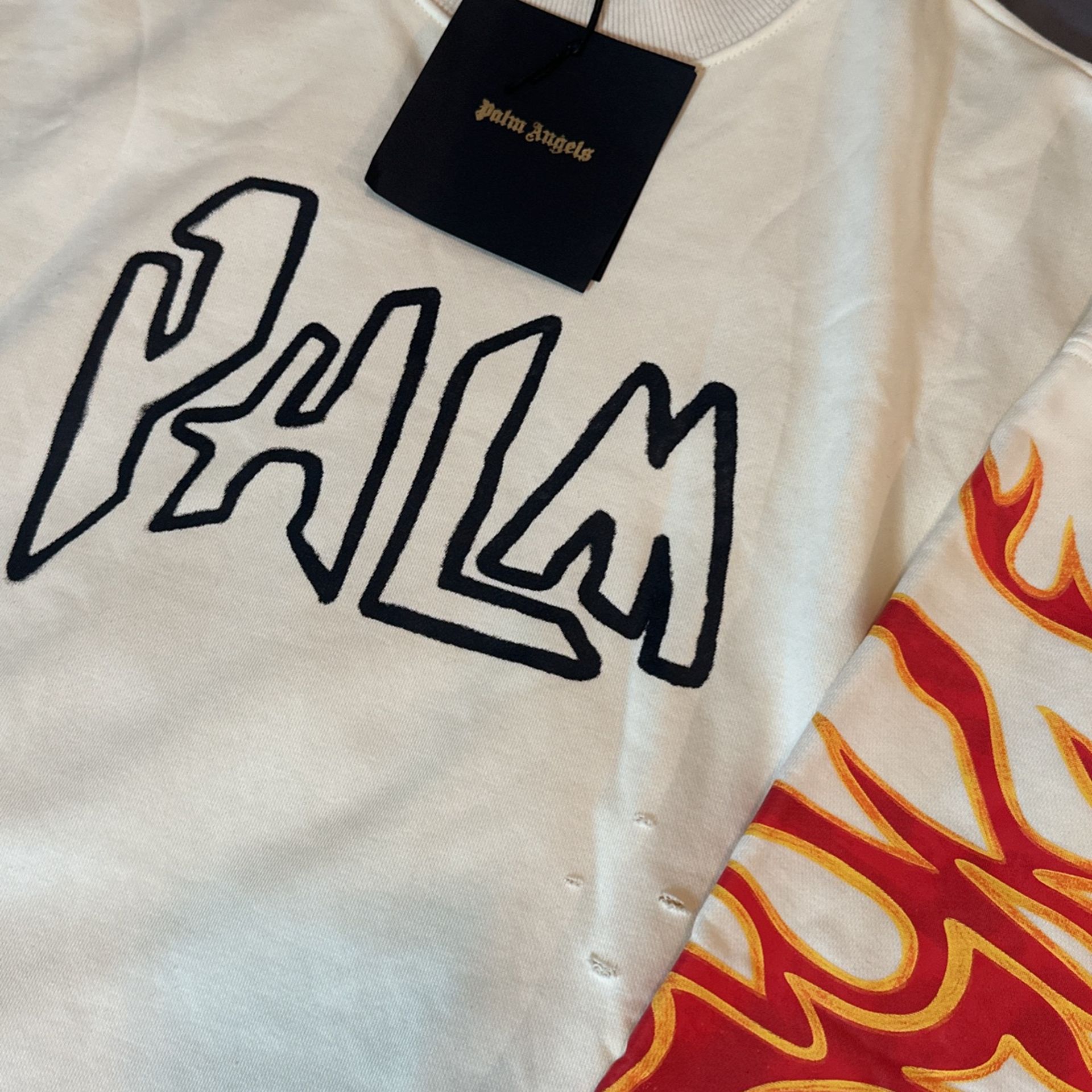 Palm Angles Graffiti Printed CrewNeck