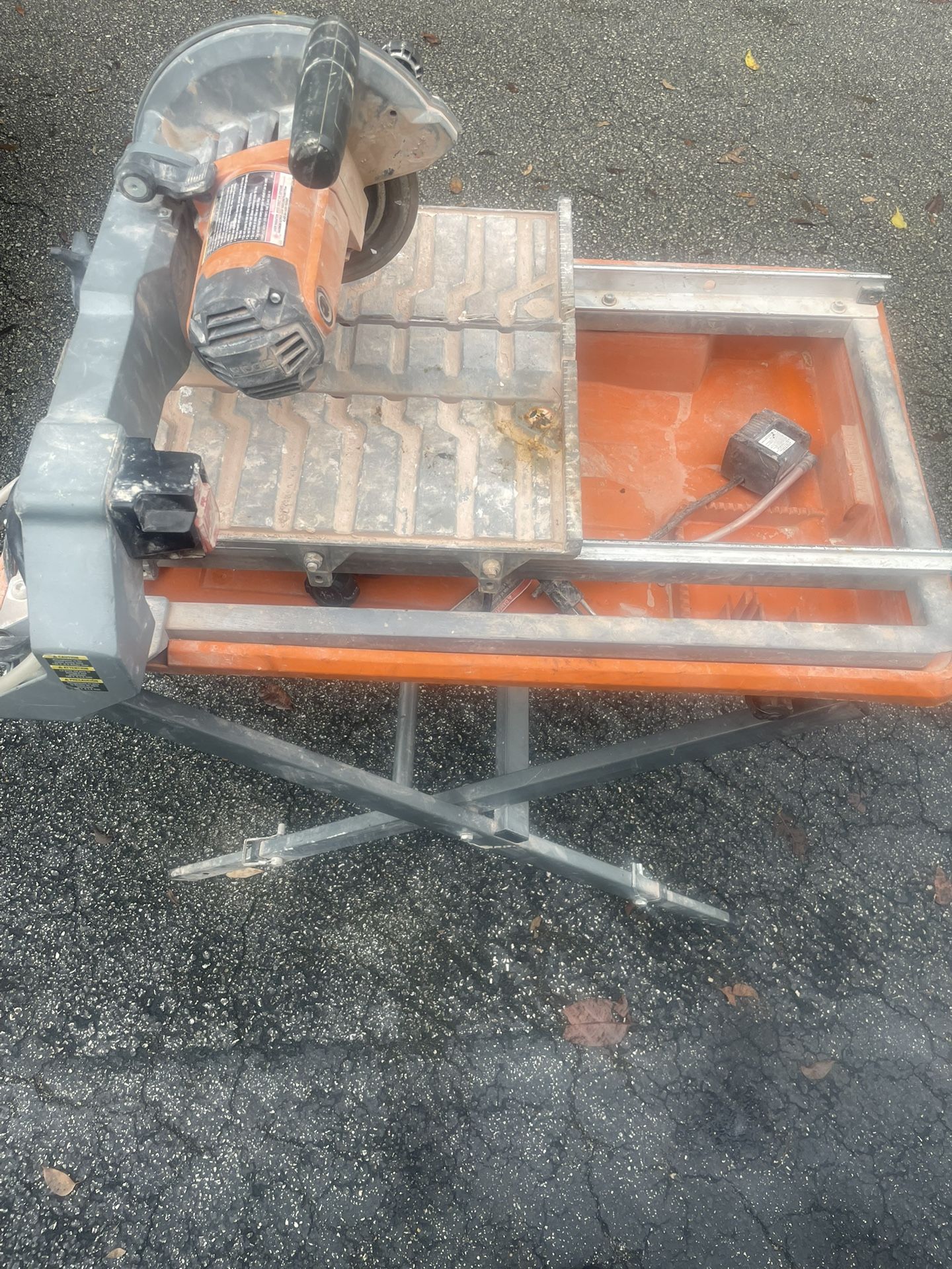 Ridgid Saw With Stand