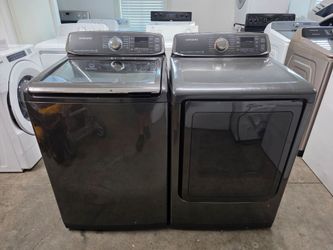 Samsung Top-Load Washer And Dryer Set