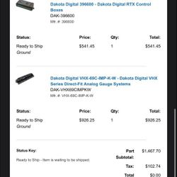 Dakota Digital Dash Guages