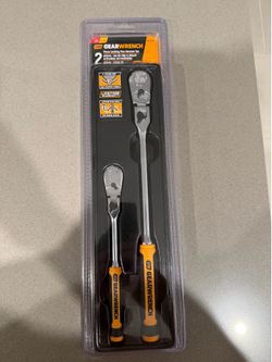 Gearwrench locking flex ratchet set of 2