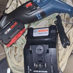 Bosch GSA 18V-110 18V PROFACTOR Reciprocating Saw, 8AH Battery, GAL18V-160c turbo air cooled charger