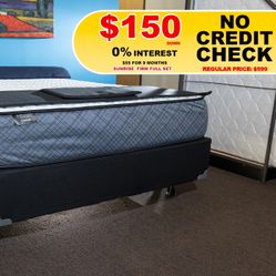 Full Size Mattress w/ Box Spring In-Stock ✅