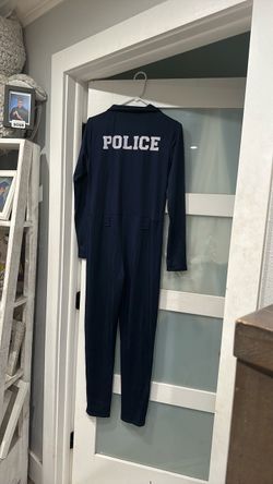 Police Costume Jumpsuit Navy Blue