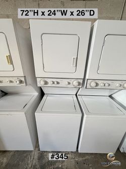 Whirlpool combo 24”W stackable washer and dryer top load electric (#345) SEE PRICE DESCRIPTION