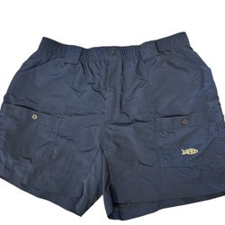 AFTCO (American Fishing Tackle Co.) (1) Size 40 Men’s Navy Blue Cargo Shorts