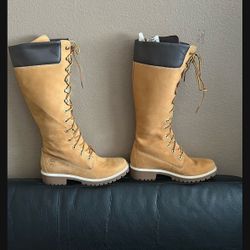 Womens Timberland 14" Premium Waterproof Boot - Wheat  Size 7.5  $85 Firm 