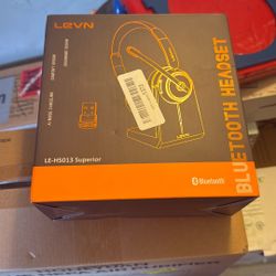LEVN Bluetooth Headset With Stand and USB Bluetooth Receiver