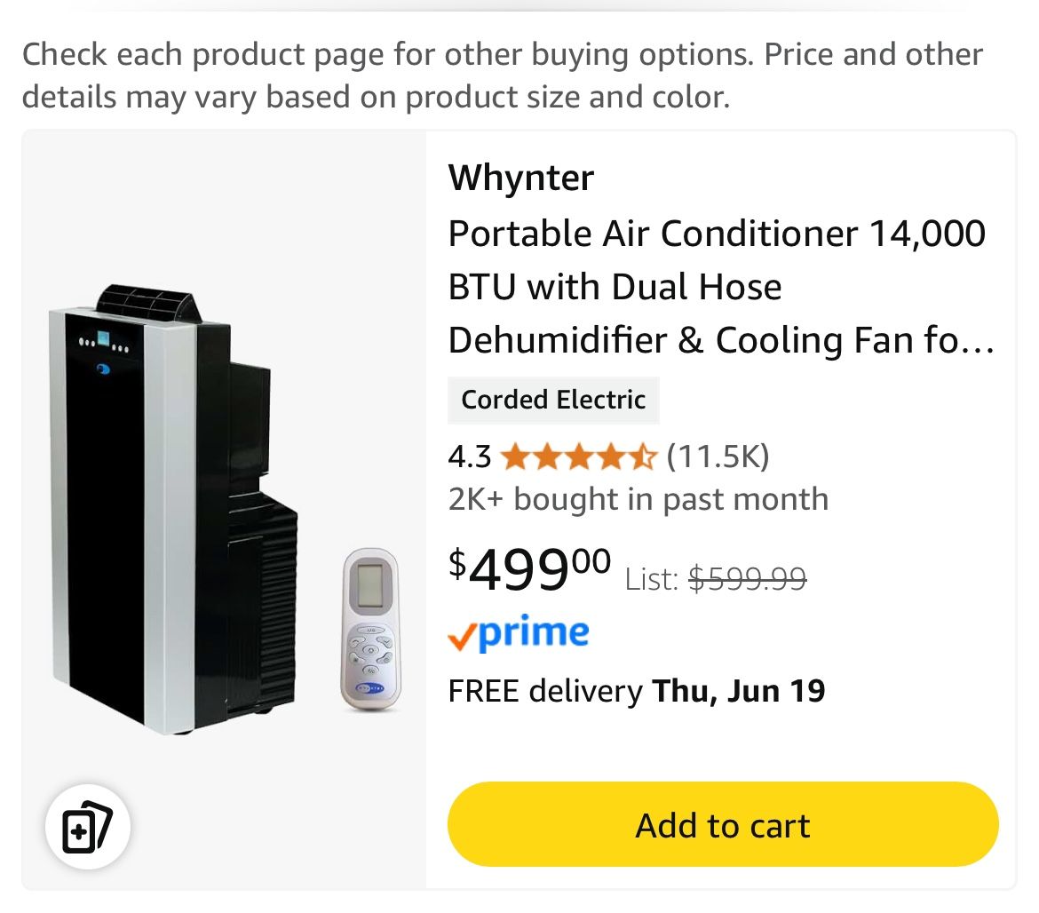 Portable AC (brand new)