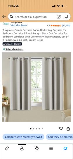 Cream curtains