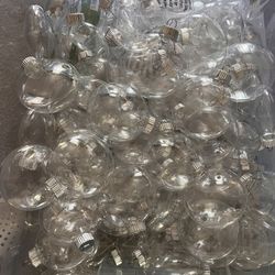 Clear Plastic Christmas Ornaments