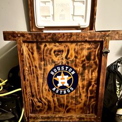 Handmade Houston Astros cooler 