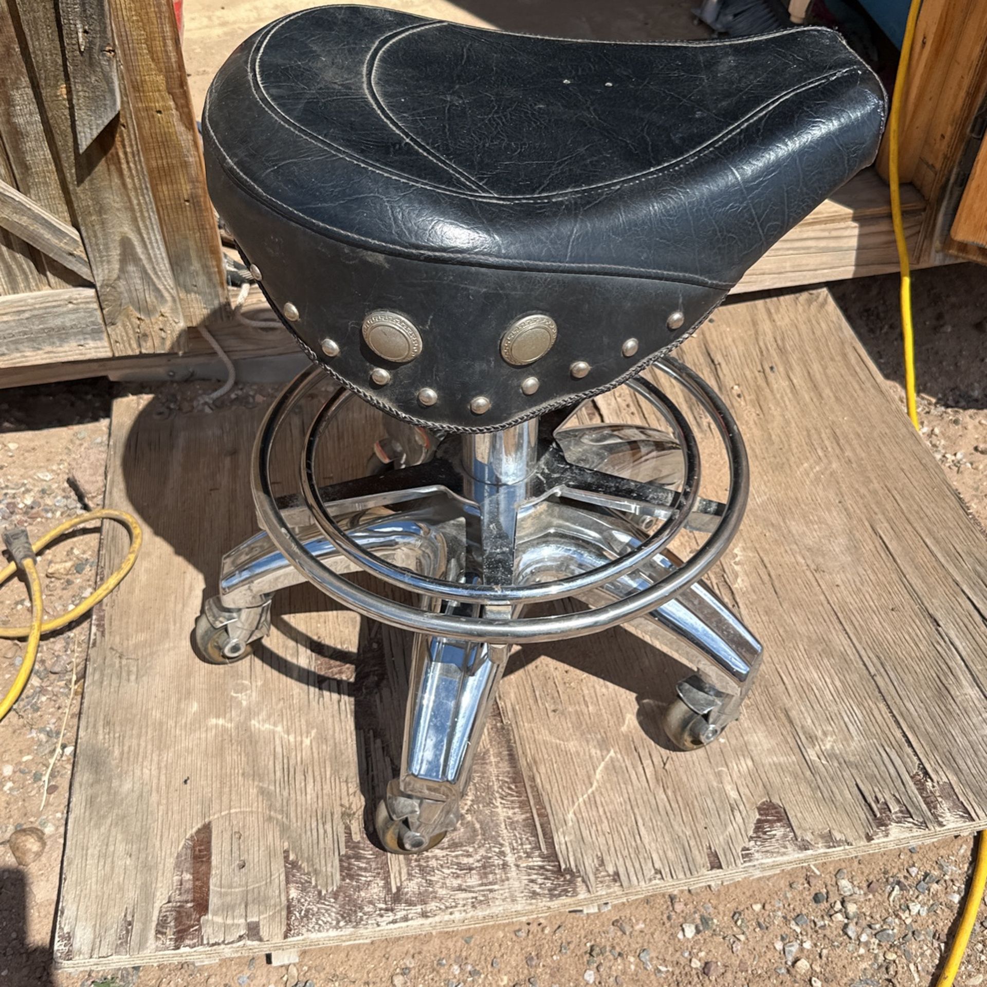 Motorcycle Seat Stool