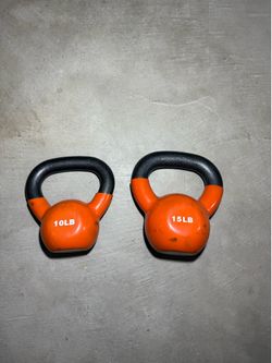 10 & 15 LB Dumbbells