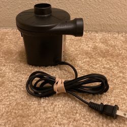 Electric Wall Outlet Air Pump for Inflatable Mattresses, Beds, Pool Float Inner Tube Raft Lounges